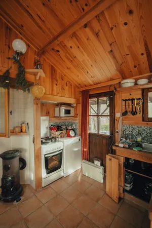 Image of Set in a full green environment with large garden, treehouse and 70a of woodland
