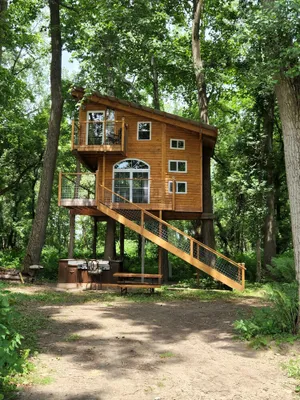 Image of One of a kind Treehouse on the Genesee River