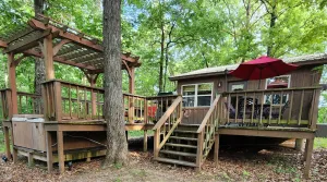 Image of Cozy Cabin off the Arkansas River w\/ Hot Tub!