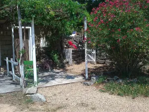 Image of Granite traditional house with big raised and shaded garden - Porto Vecchio