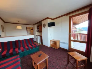 Image of 4th floor, view mountain, balcony, tv, ski locker, 41m², Montchavin La Plagne