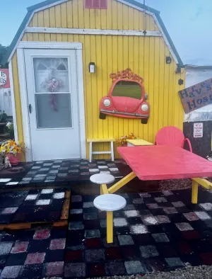 Image of Glamping in the She Shed