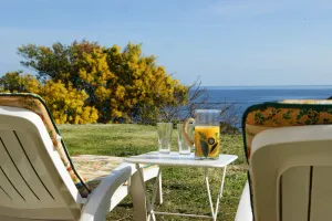 Image of View on the Sea in Northern Corsican Cape