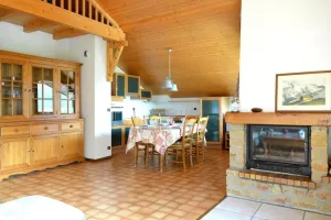 Image of 2nd floor, view mountain, balcony, fireplace or stove, parking, tv, 70m², Le Grand Bornand
