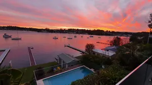 Image of Absolute Waterfront Lakehouse Fishing Point Waterfront Pool Jetty