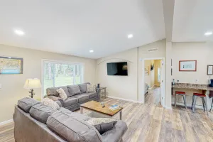 Image of Modern, spacious home near the bay with grill, washer\/dryer, & large yard