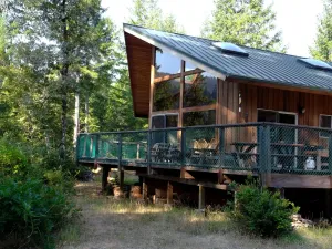 Image of Beautiful 2 story house on Smith River- Private Beach, Trails,& More!