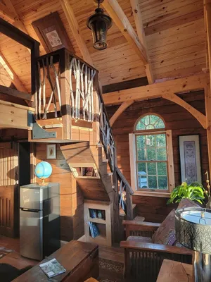 Image of Relax in a Unique Treehouse Getaway - in Southwest NH