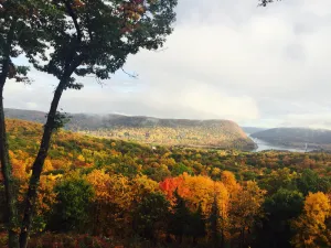 Image of Serene Mountain Top Views overlooking Hudson River and Surrounding Highlands