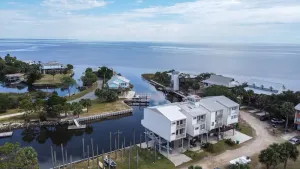 Image of Gulf Front Town Home with Boat Dock- Fisherman's Paradise!