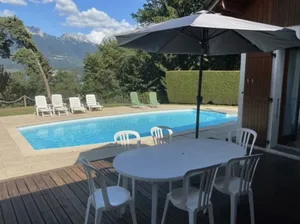 Image of Villa avec piscine, vue lac et montagne