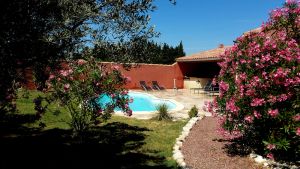 Image of Provencal villa with private pool at the heart of Des Corbieres vineyard