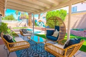 Image of Cozy 3BR Home with spa & pool - 9 Mi to LV Strip!
