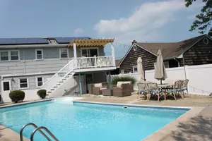 Image of Gorgeous beach house with large pool & private beach, just 3 blocks away!!