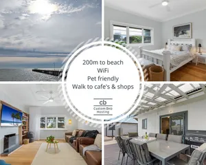 Image of Relaxing Family Friendly Oasis: Warm Beach House