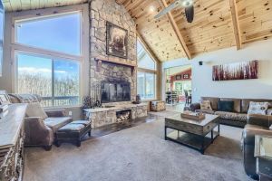 Image of Wonderfully secluded Moose Lodge on 5 acres with deck, grill and fire pit