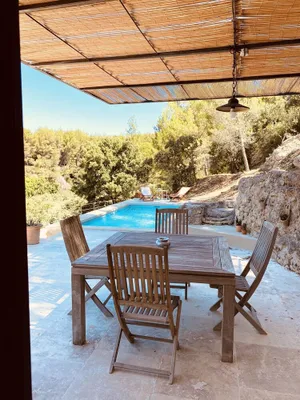 Image of Provence house with pine forest view, large garden and private pool