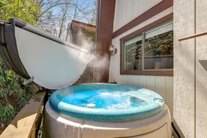 Image of Dog-friendly mountain condo with private hot tub & fireplace - near ski lifts