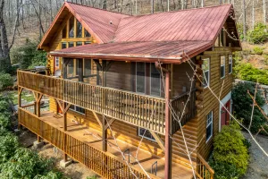 Image of Secluded home w\/wooded surroundings, grill, scenic deck, firepit & mountain view