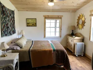 Image of Antietam Toll House~ an historic waterfront cabin with fully fenced yard.