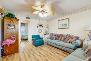 Image of Third Floor Oceanfront Condo with Ocean View, High-Speed WiFi, W\/D, & Central AC