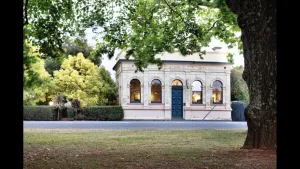 Image of Beautiful historic former bank set in gorgeous country garden