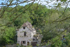 Image of Cottages near St. Cirq Lapopie \/ rocamadour