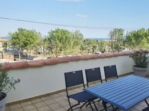 Image of Appartement 2 pièces avec mezzanine et toit terrasse, Marseillan-Plage, 6 couchages - FR-1-326-720