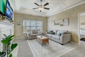 Image of Spacious 3BD w\/ King Bed, Pool & Gym – Near Grandscape, Legacy West, & Frisco!