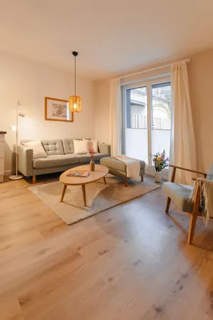 Image of Vacation apartment between forest and lake with two terraces