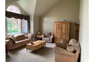 Image of Hot tub, Bar area with pool table, deck, panoramic view of the valley and mounta