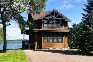 Image of Bay Lake Cabin w\/200ft of Lakefront, fun deck, private dock + woodfire sauna!