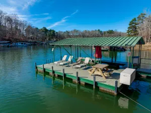 Image of Insta-Worthy Lakefront Home w\/ Dock + Fire Pit
