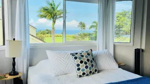 Image of Kauai Sunset & Ocean Views from Atop the Plumeria Trees