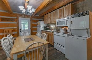 Image of Cozy Cabin #21 - Sleeps 6 - Full kitchen + fireplace - between Boone & Blowing Rock NC