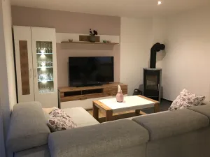 Image of Beautiful holiday apartment with sauna and wood-burning stove on the water and close to the beach