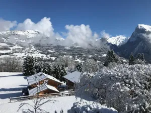Image of Studio at the foot of the gondola and ski slopes