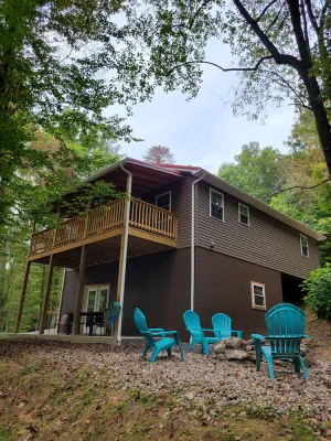 Image of Wildwood cabin at Paradise in the Woods on the Buckhannon River