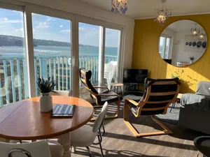 Image of Panoramic views towards Hayle Estuary, Carbis Bay and the bay towards St. Ives