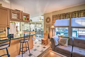 Image of White Mountains Escape with Hot Tub and Fire Pit!