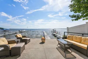 Image of Lakefront Cottage with Sunset Views