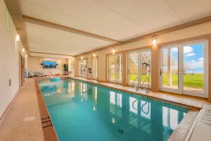 Image of Insane luxury beachfront estate - complete with indoor pool, arcade and theater!