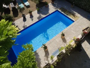 Image of A character stone house with private heated swimming pool.