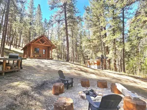 Image of GLAMPING at it's best in 2025!! Visit our\nCabin at Montana Mountain Time Farms!