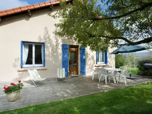 Image of Cozy Mountain Cottage with Fireplace, Terrace, Near Vichy, Pets Welcome