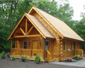 Image of Spruce Run Hideaway, Log Cabin Alone On 245 Acres Of Forest, Lewisburg Pa