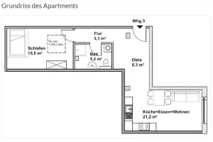 Image of Upscale serviced apartment near VW plant - temporary living