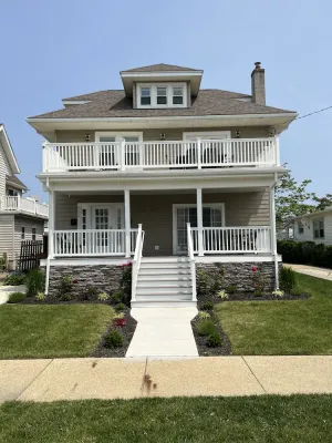 Image of Ocean View, 4 houses from the beach! Comprised of 2nd & 3rd floor with balcony!