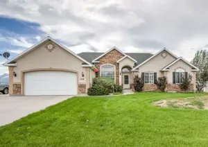 Image of Cheerful 4-Bedroom home with an interior fireplace
