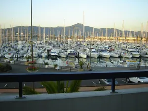 Image of T2 MAGNIFICENT PORT VIEW, PARKING, BEACH 100m, SWIMMING POOL, WIFI, THALASSO 50m